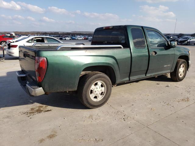 1GTCS196748216472 - 2004 GMC CANYON GREEN photo 3