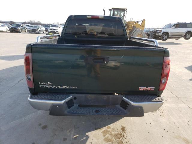 1GTCS196748216472 - 2004 GMC CANYON GREEN photo 6