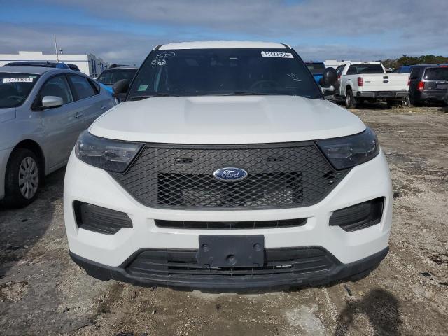 1FM5K8AW2LGC62630 - 2020 FORD EXPLORER POLICE INTERCEPTOR WHITE photo 5