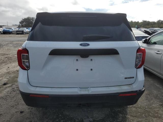 1FM5K8AW2LGC62630 - 2020 FORD EXPLORER POLICE INTERCEPTOR თეთრი ფოტო 6