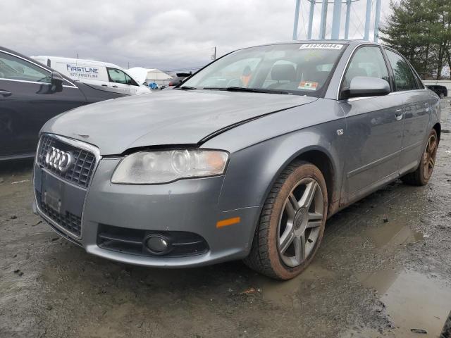 WAUDH78EX8A167004 - 2008 AUDI A4 3.2 QUATTRO GRAY photo 1