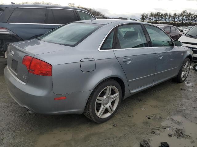 WAUDH78EX8A167004 - 2008 AUDI A4 3.2 QUATTRO GRAY photo 3