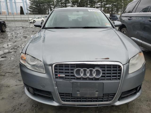 WAUDH78EX8A167004 - 2008 AUDI A4 3.2 QUATTRO GRAY photo 5