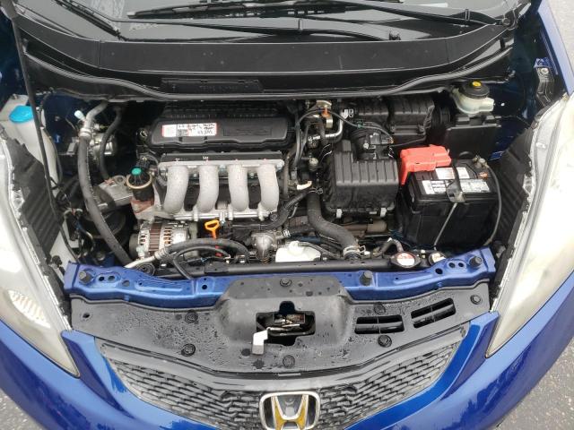 JHMGE88249S007859 - 2009 HONDA FIT BLUE photo 11