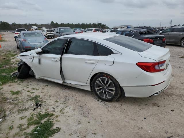 1HGCV3F46KA017880 - 2019 HONDA ACCORD HYBRID EX WHITE photo 2