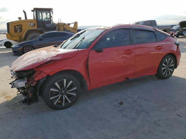 19XFL1H79NE010226 - 2022 HONDA CIVIC EXL RED photo 1