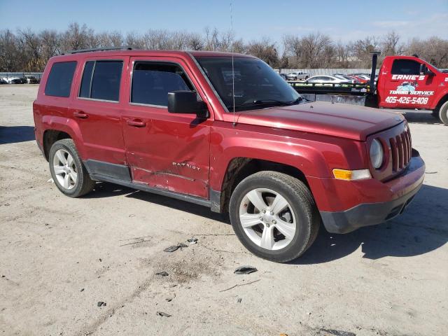 1C4NJPFB7ED743582 - 2014 JEEP PATRIOT LATITUDE RED photo 4