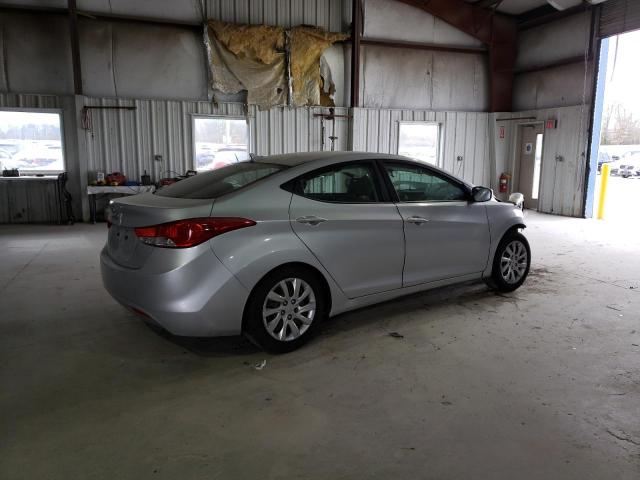 KMHDH4AE9DU502012 - 2013 HYUNDAI ELANTRA GLS SILVER photo 3