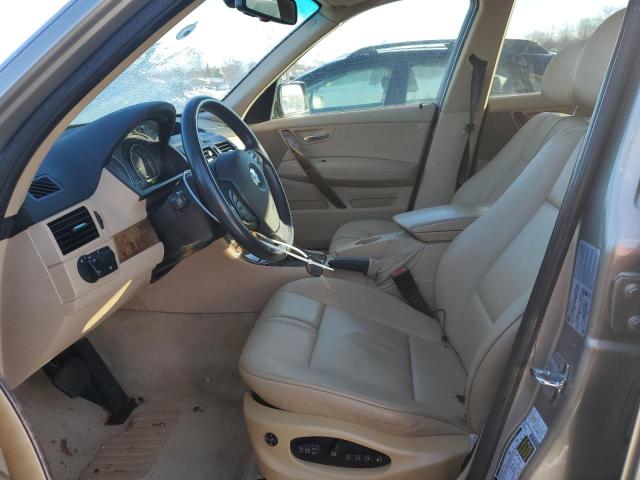 WBXPC93438WJ15342 - 2008 BMW X3 3.0SI TAN photo 7