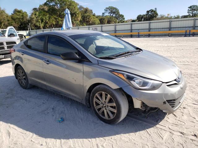 KMHDH4AE5FU379165 - 2015 HYUNDAI ELANTRA SE SILVER photo 4