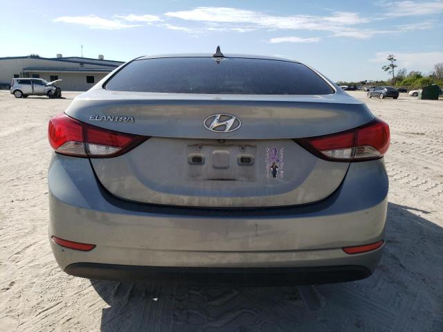 KMHDH4AE5FU379165 - 2015 HYUNDAI ELANTRA SE SILVER photo 6