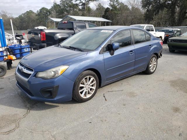 JF1GJAB69DH033773 - 2013 SUBARU IMPREZA PREMIUM BLUE photo 1