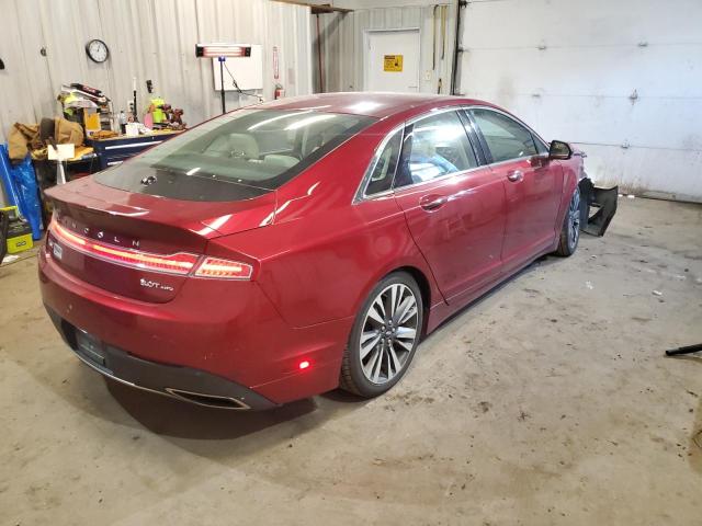3LN6L5FC1HR623408 - 2017 LINCOLN MKZ RESERVE ბურგუნდია ფოტო 3