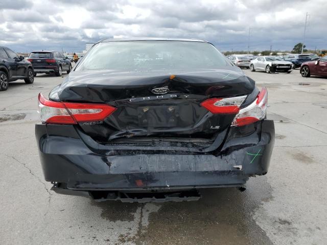 4T1B11HK8JU139879 - 2018 TOYOTA CAMRY L BLACK photo 6