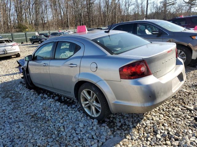 1C3CDZCB5DN633044 - 2013 DODGE AVENGER SXT SILVER photo 2