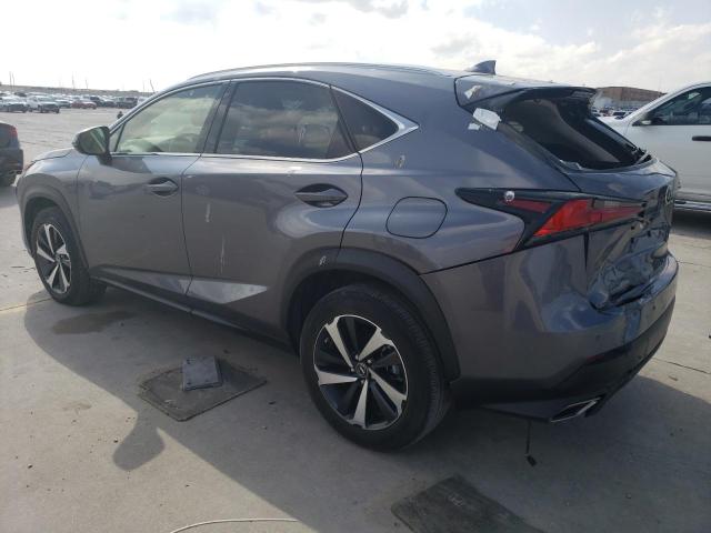 JTJGARBZ9M2183384 - 2021 LEXUS NX 300 BASE ნაცრისფერი ფოტო 2