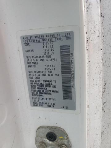 3N63M0ZN9FK709718 - 2015 CHEVROLET CITY EXPRE LT 白色 照片 13