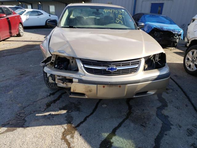 2G1WF52E649133140 - 2004 CHEVROLET IMPALA BEIGE photo 5