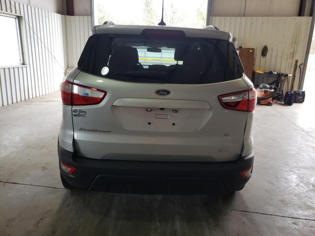 MAJ3P1TEXJC226848 - 2018 FORD ECOSPORT SE SILVER photo 6