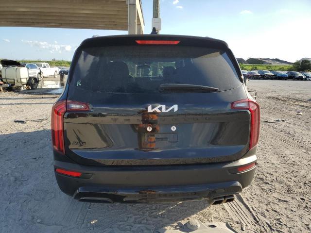 5XYP3DHC5NG217878 - 2022 KIA TELLURIDE EX BLACK photo 6