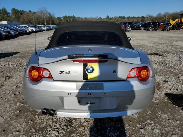 4USBT33534LS49402 - 2004 BMW Z4 2.5 SILVER photo 6