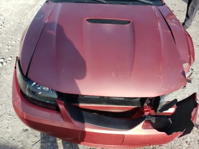 1FAFP40452F116235 - 2002 FORD MUSTANG RED photo 11