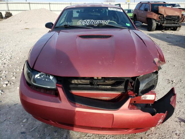 1FAFP40452F116235 - 2002 FORD MUSTANG RED photo 5