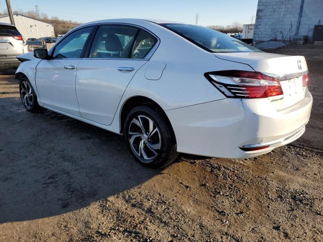 1HGCR2F3XGA028121 - 2016 HONDA ACCORD LX WHITE photo 2