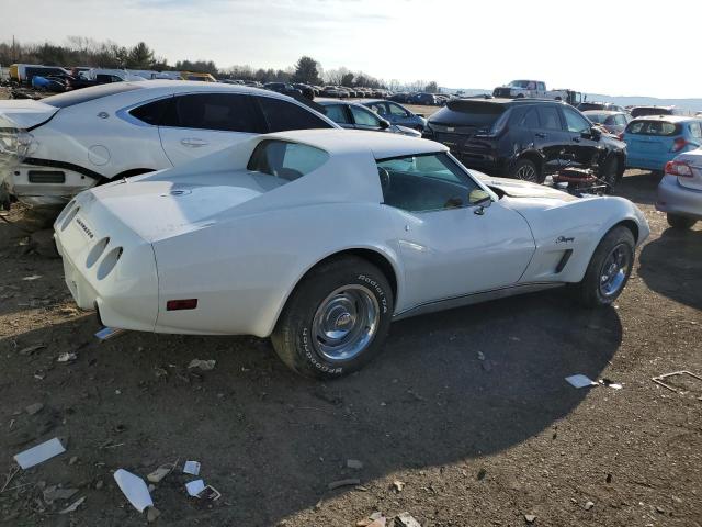 1Z37T5S421226 - 1975 CHEVROLET CORVETTE WHITE photo 3