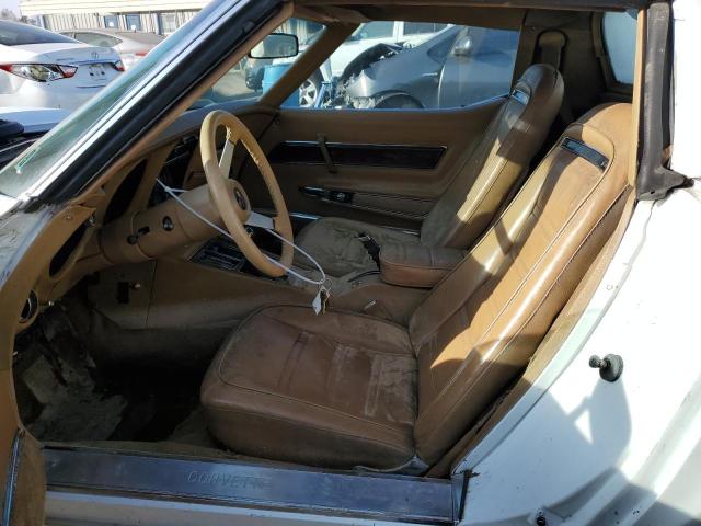 1Z37T5S421226 - 1975 CHEVROLET CORVETTE WHITE photo 7