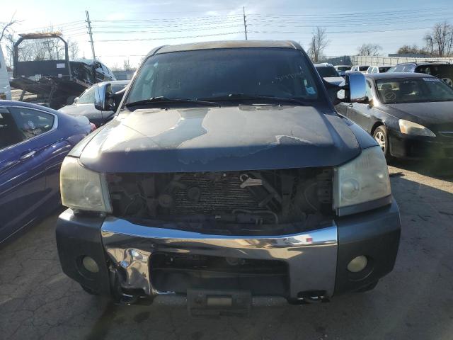 1N6AA07B84N503290 - 2004 NISSAN TITAN XE GRAY photo 5