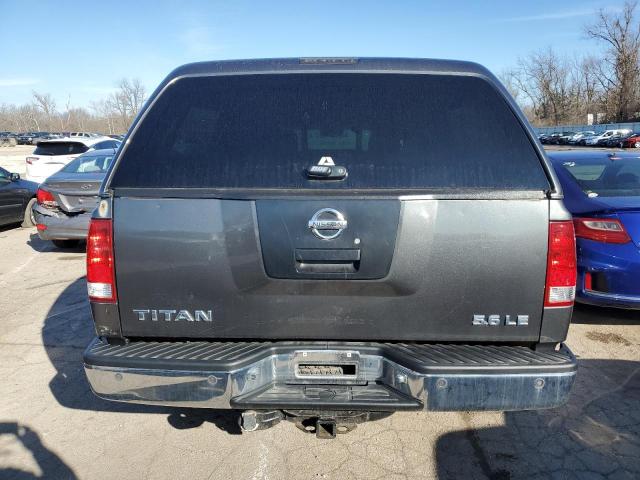 1N6AA07B84N503290 - 2004 NISSAN TITAN XE GRAY photo 6