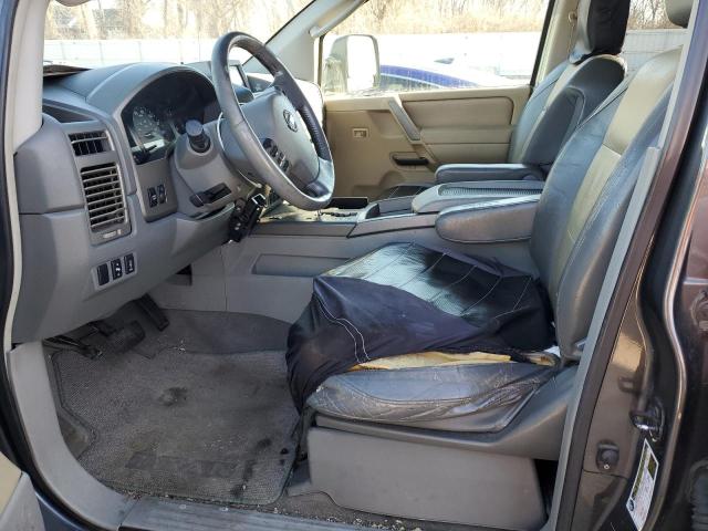 1N6AA07B84N503290 - 2004 NISSAN TITAN XE GRAY photo 7