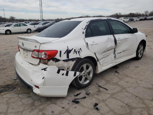 2T1BU4EE1CC894769 - 2012 TOYOTA COROLLA BASE WHITE photo 3