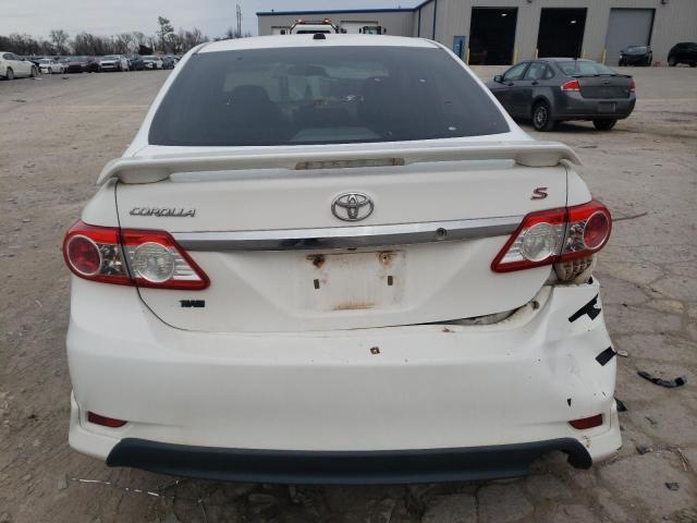 2T1BU4EE1CC894769 - 2012 TOYOTA COROLLA BASE WHITE photo 6