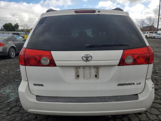 5TDZA23C66S497437 - 2006 TOYOTA SIENNA CE WHITE photo 6