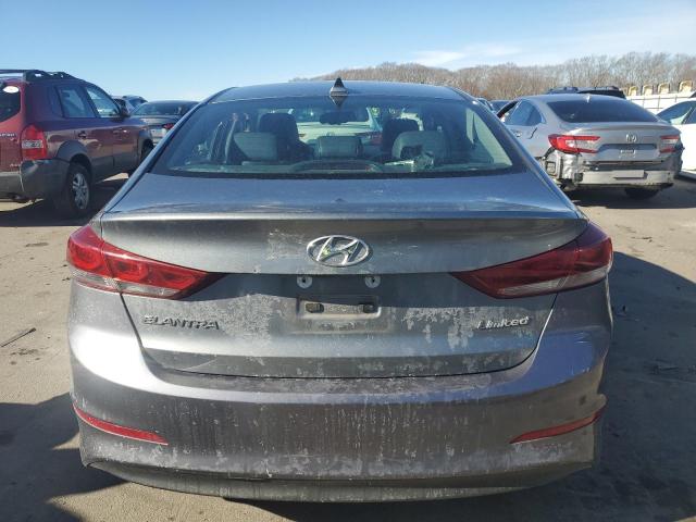 KMHD84LFXHU303577 - 2017 HYUNDAI ELANTRA SE GRAY photo 6