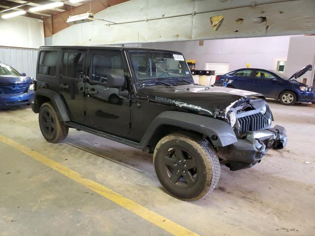 1C4BJWDG8GL114448 - 2016 JEEP WRANGLER SPORT BLACK photo 4