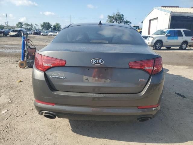 KNAGM4A73B5136731 - 2011 KIA OPTIMA LX GRAY photo 6