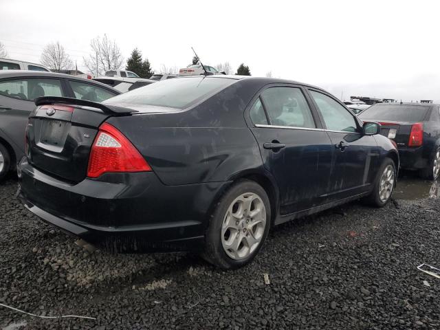 3FAHP0HA2AR281818 - 2010 FORD FUSION SE BLACK photo 3