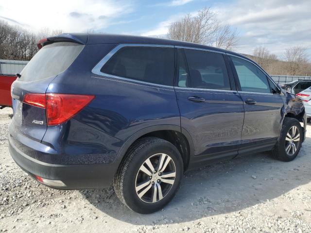 5FNYF6H59GB093004 - 2016 HONDA PILOT EXL BLUE photo 3