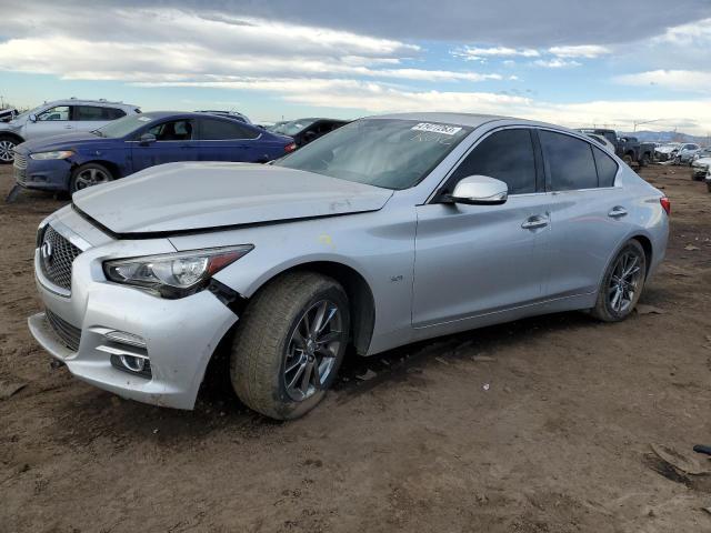 JN1EV7AR0HM838517 - 2017 INFINITI Q50 PREMIUM SILVER photo 1