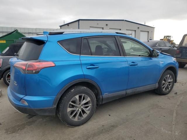 JTMRJREVXHD125251 - 2017 TOYOTA RAV4 HV LE BLUE photo 3