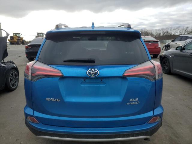 JTMRJREVXHD125251 - 2017 TOYOTA RAV4 HV LE BLUE photo 6