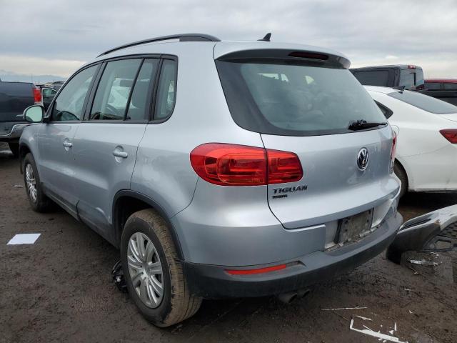 WVGBV7AX1HK042767 - 2017 VOLKSWAGEN TIGUAN S SILVER photo 2