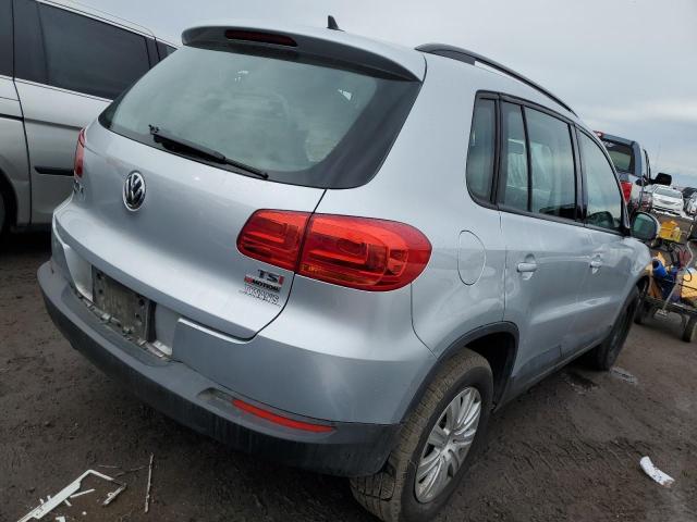 WVGBV7AX1HK042767 - 2017 VOLKSWAGEN TIGUAN S SILVER photo 3