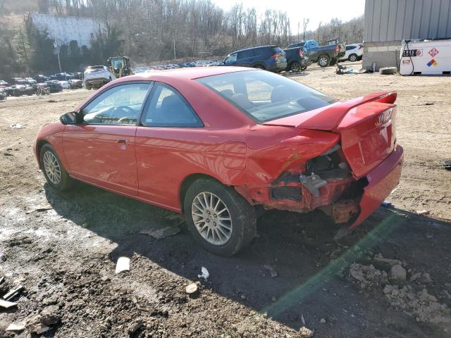 1HGEM21525L047974 - 2005 HONDA CIVIC LX RED photo 2