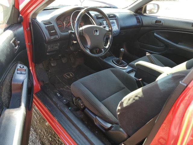 1HGEM21525L047974 - 2005 HONDA CIVIC LX RED photo 8