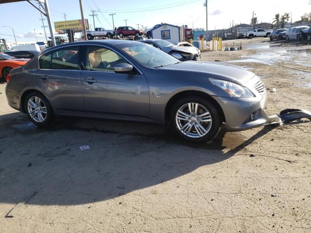 JN1CV6AP8FM503311 - 2015 INFINITI Q40 GRAY photo 4