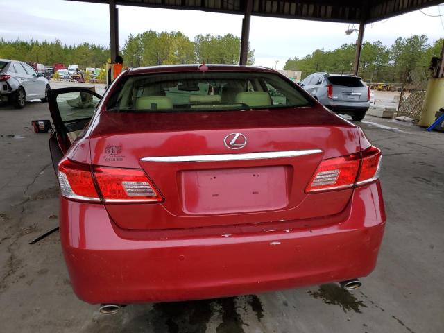 JTHBK1EG1C2508712 - 2012 LEXUS ES 350 RED photo 6